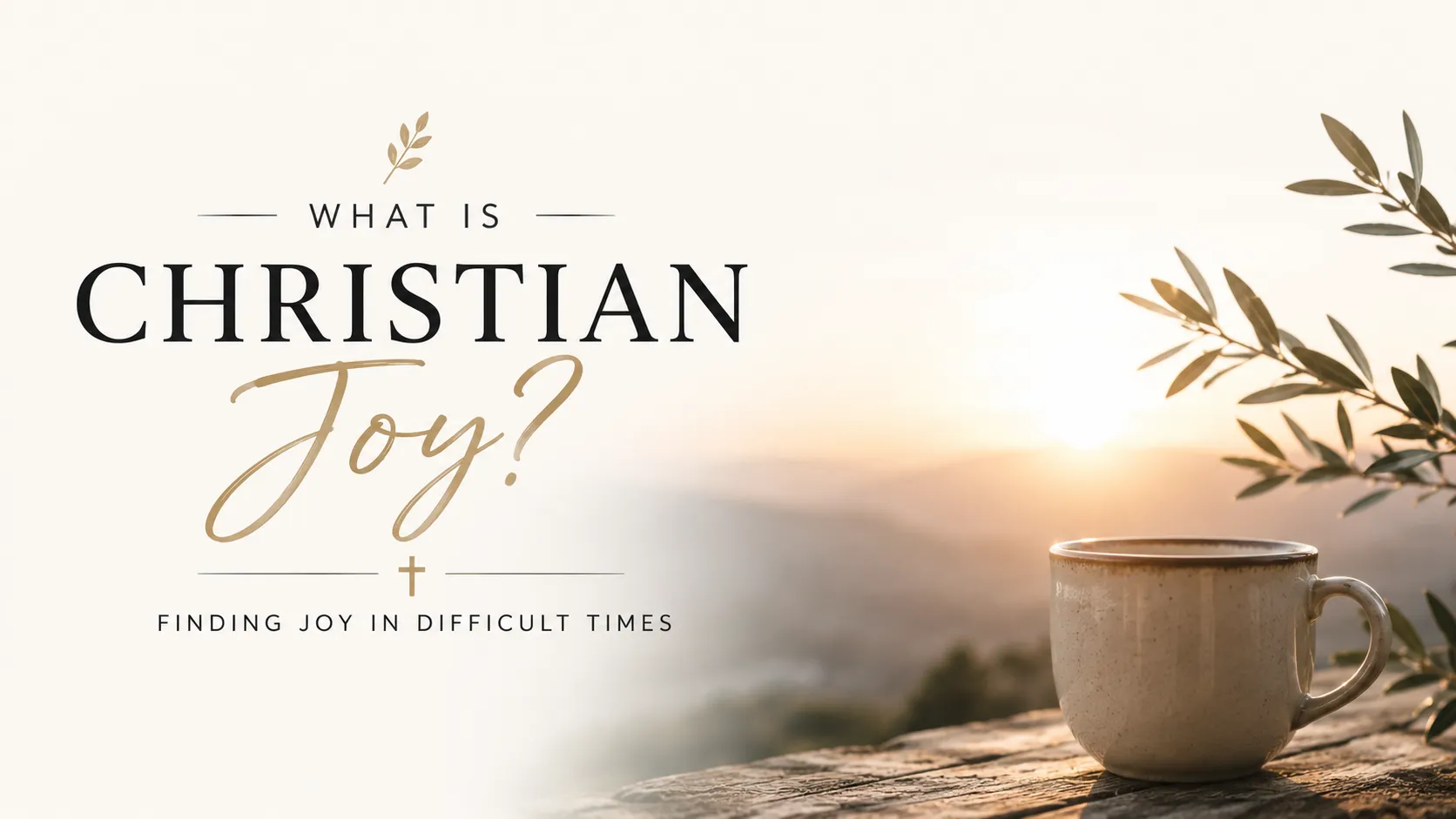 What Is Christian Joy? Finding Joy in Difficult Times