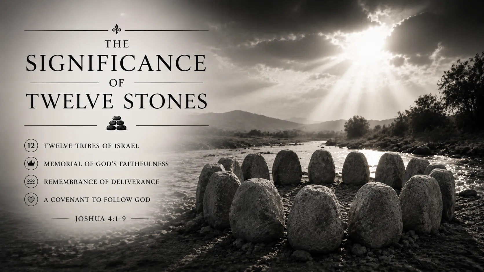 The Significance of Twelve Stones