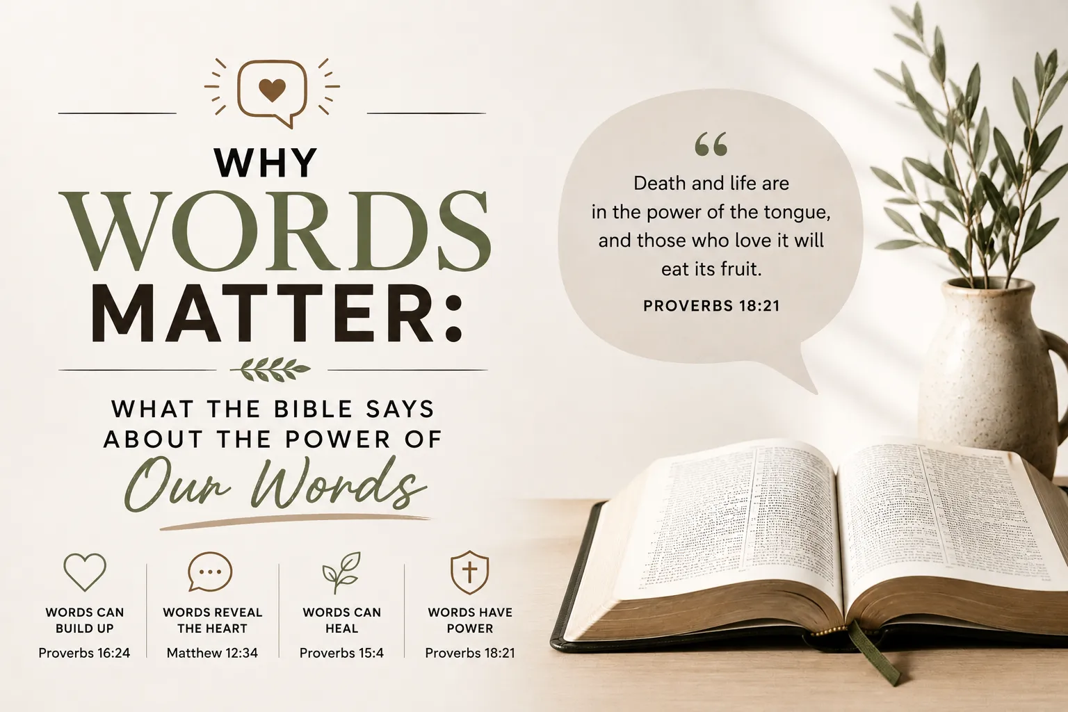 Why Words Matter: What the Bible Says About the Power of Our Words
