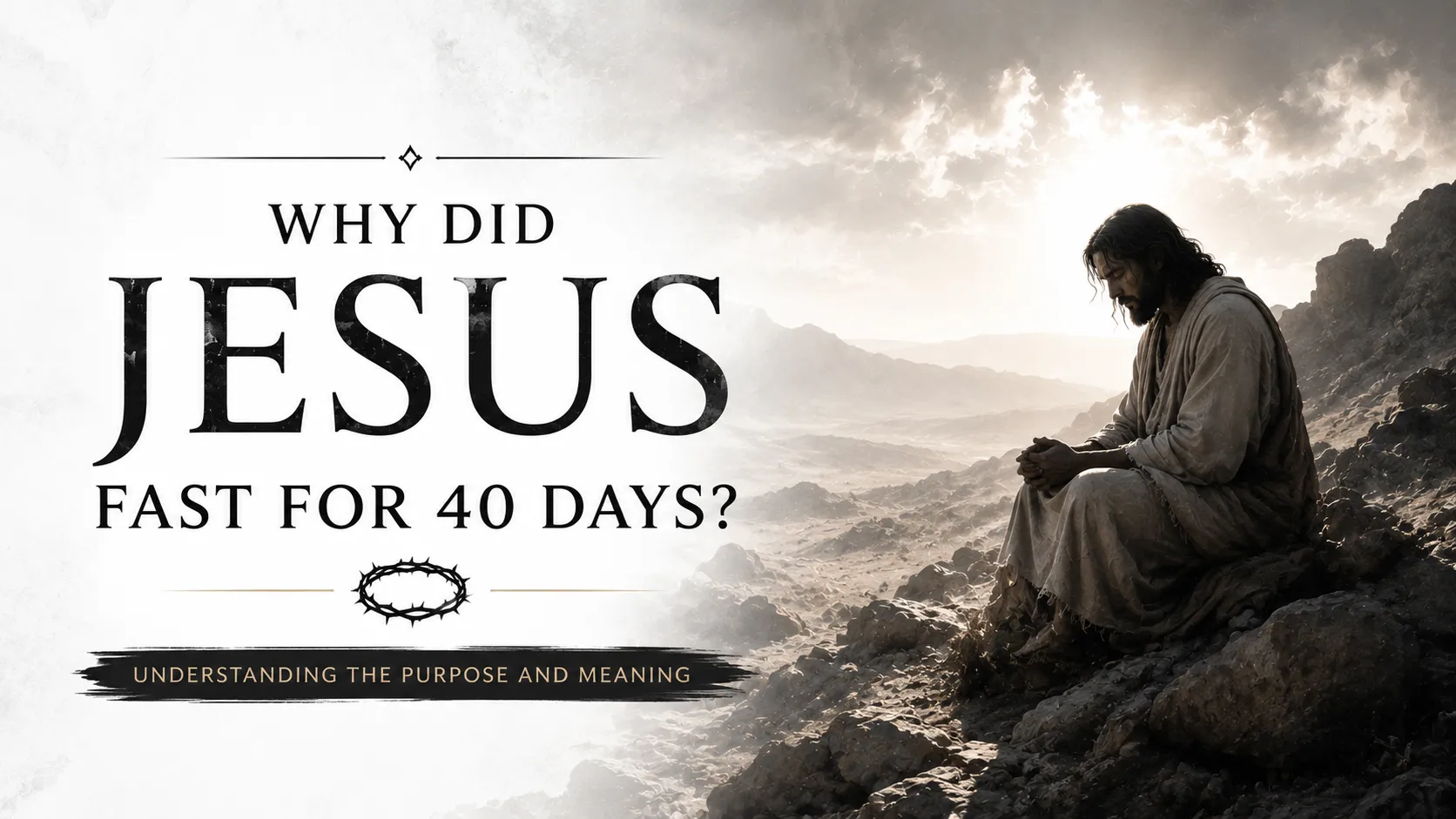 Why Did Jesus Fast for 40 Days?