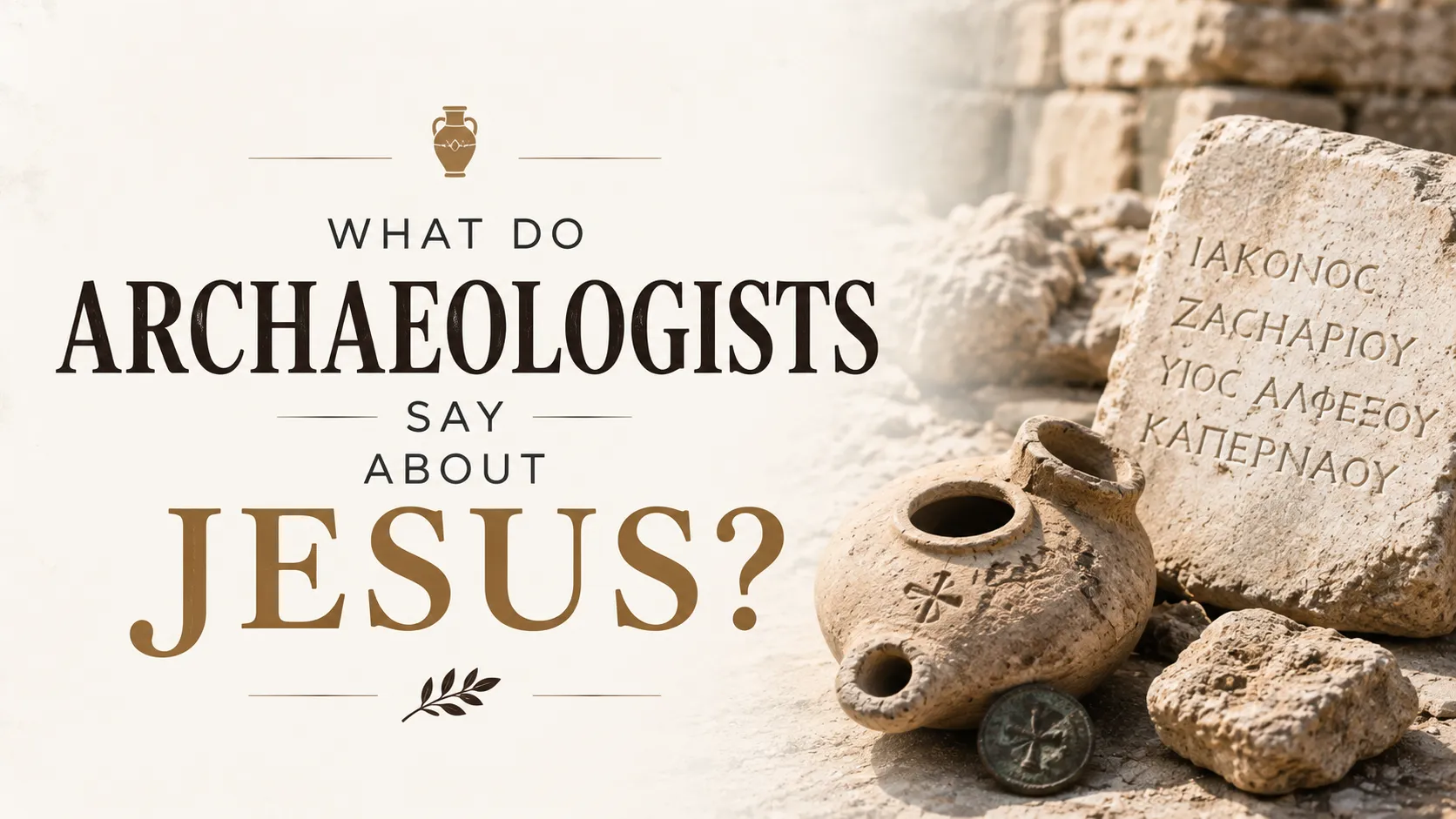 What Do Archaeologists Say About Jesus?