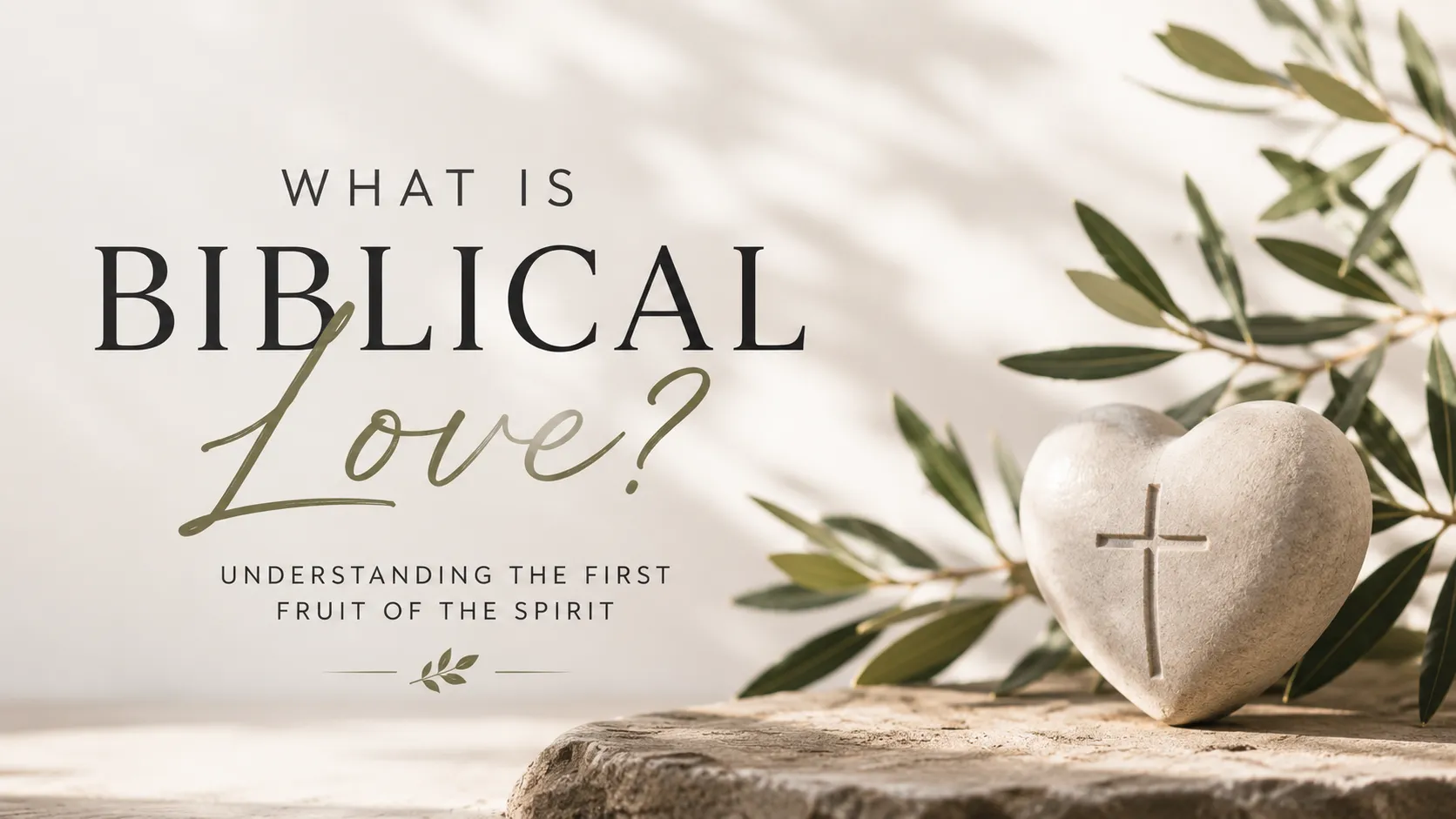 **What Is Biblical Love? Understanding the First Fruit of the Spirit**