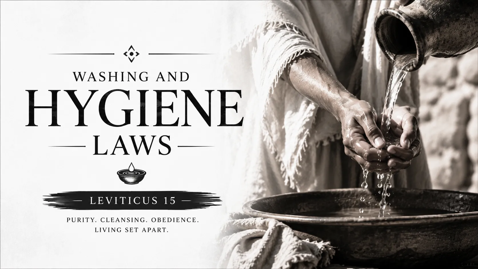 Washing and Hygiene Laws — Leviticus 15