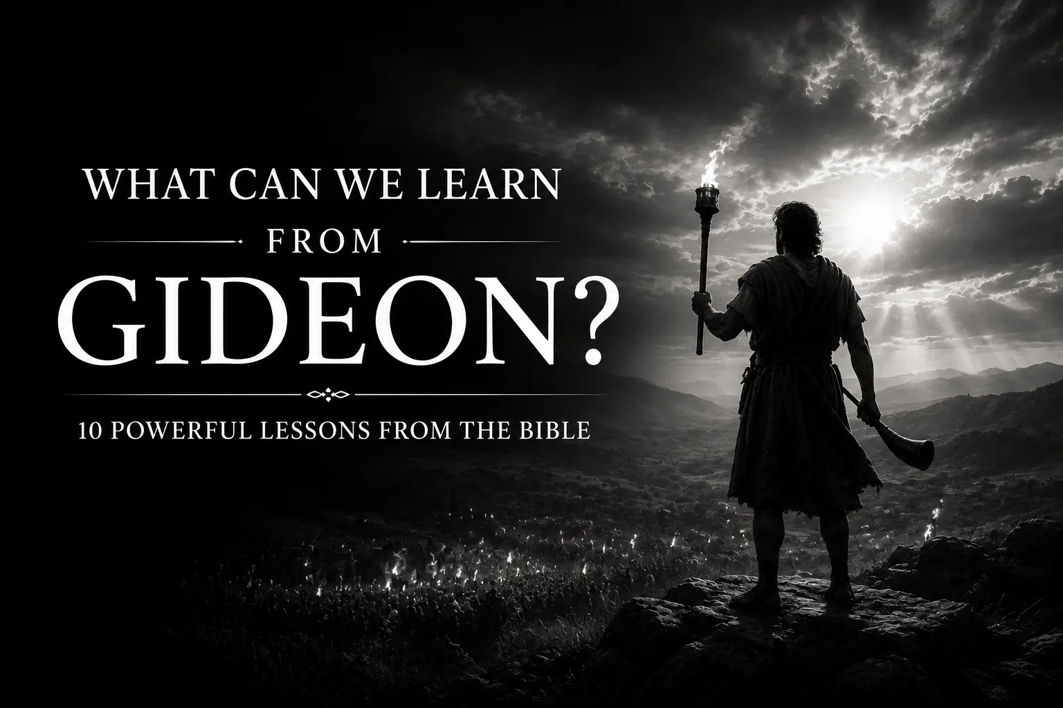 What Can We Learn from Gideon? 10 Powerful Lessons from the Bible