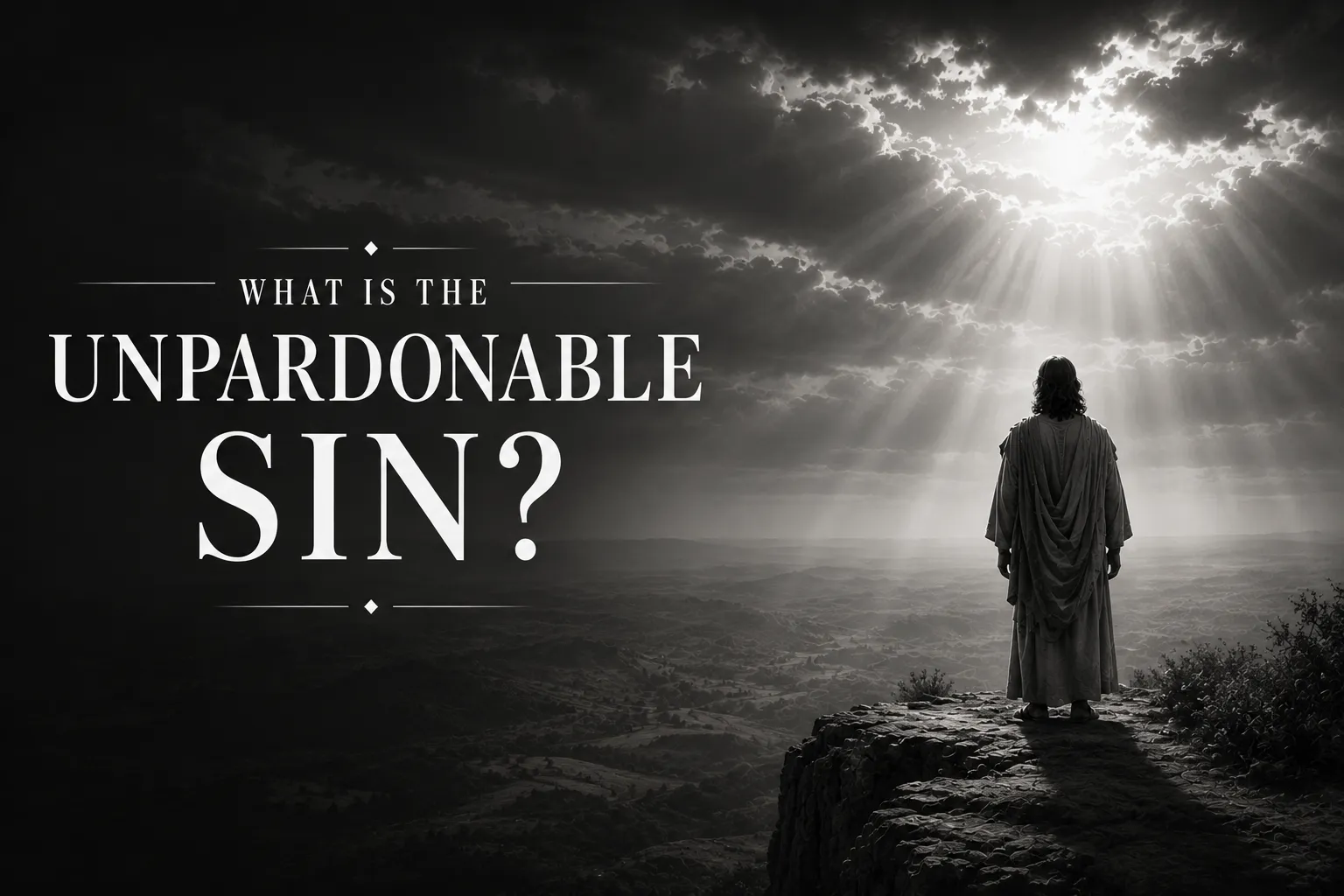 What Is the Unpardonable Sin? A Biblical Explanation of the Unforgivable Sin