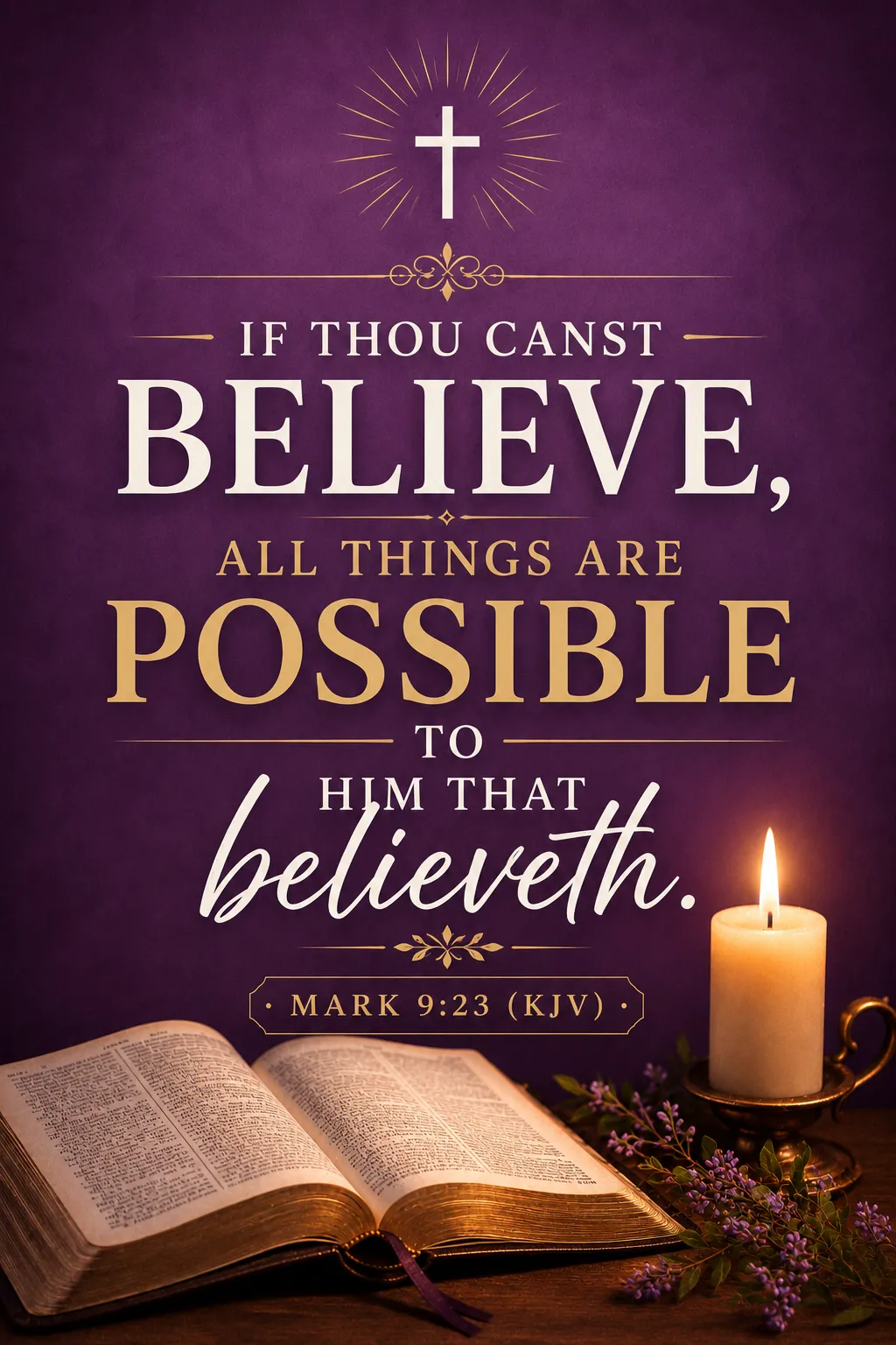 Mark 9:23