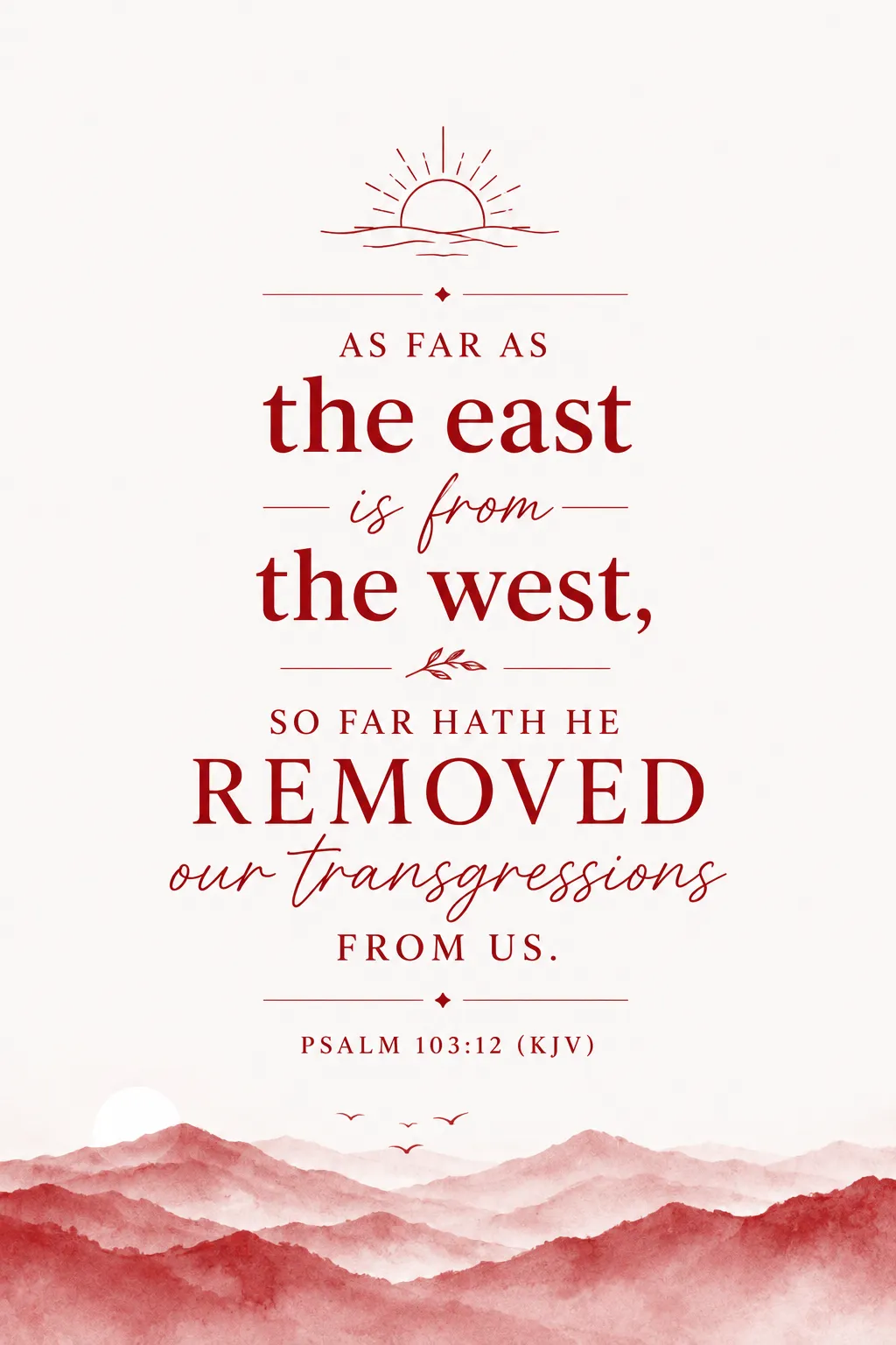 Psalms 103:12