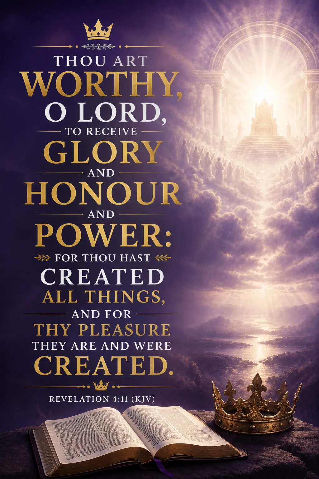 Revelation 4:11