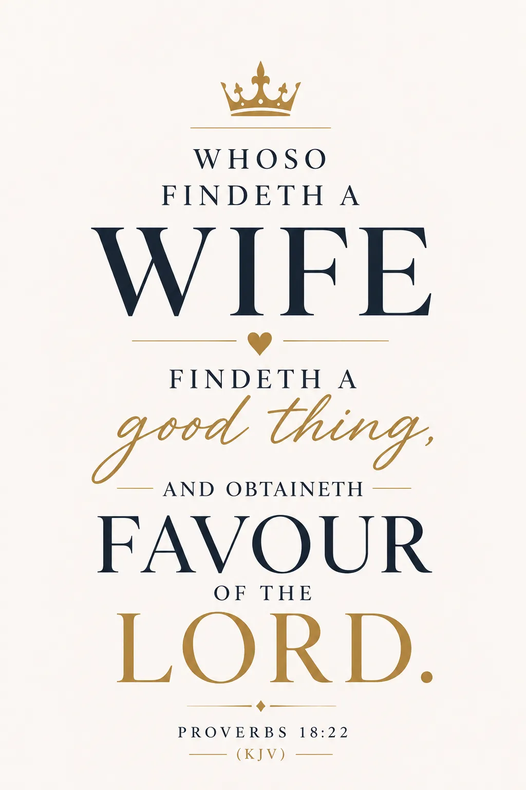 Proverbs 18:22