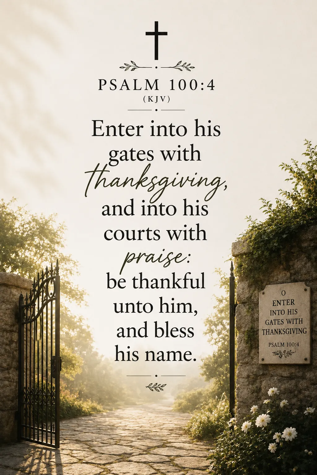 Psalms 100:4