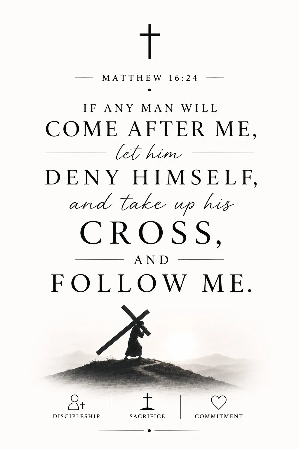 Matthew 16:24