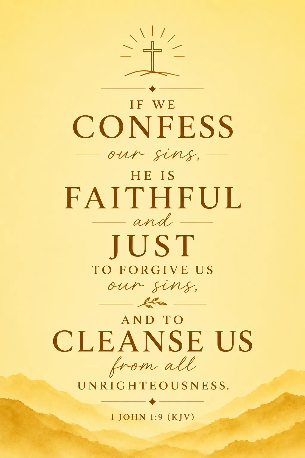 1 John 1:9