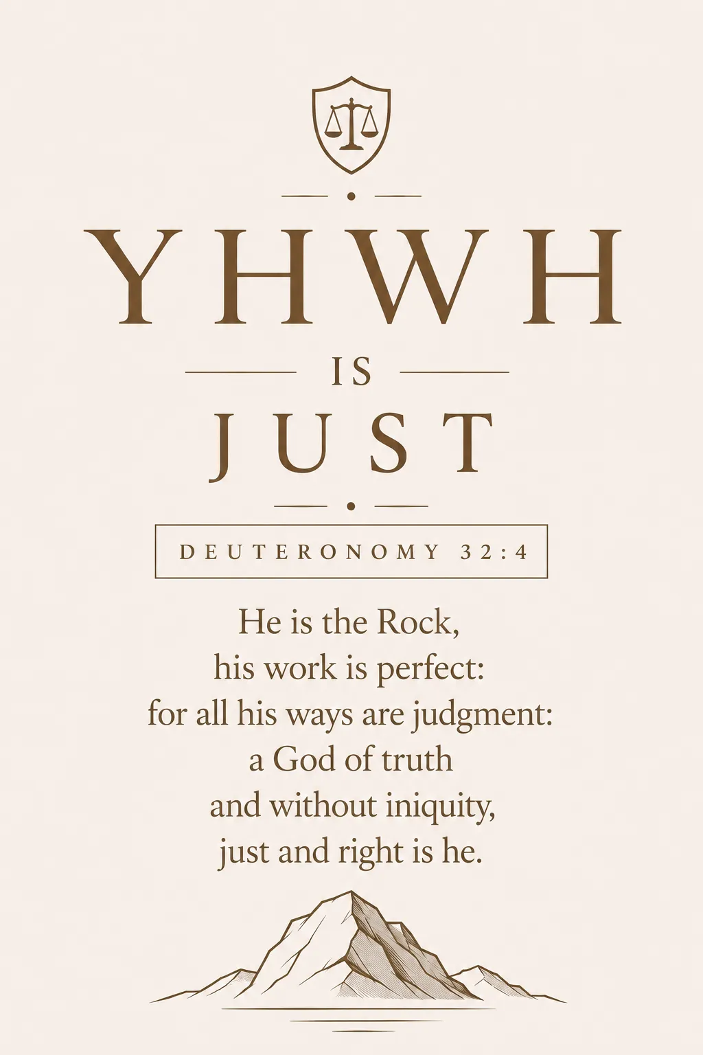 Deuteronomy 32:4