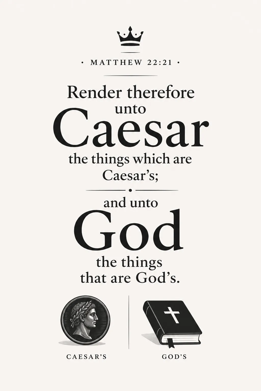 Matthew 22:21