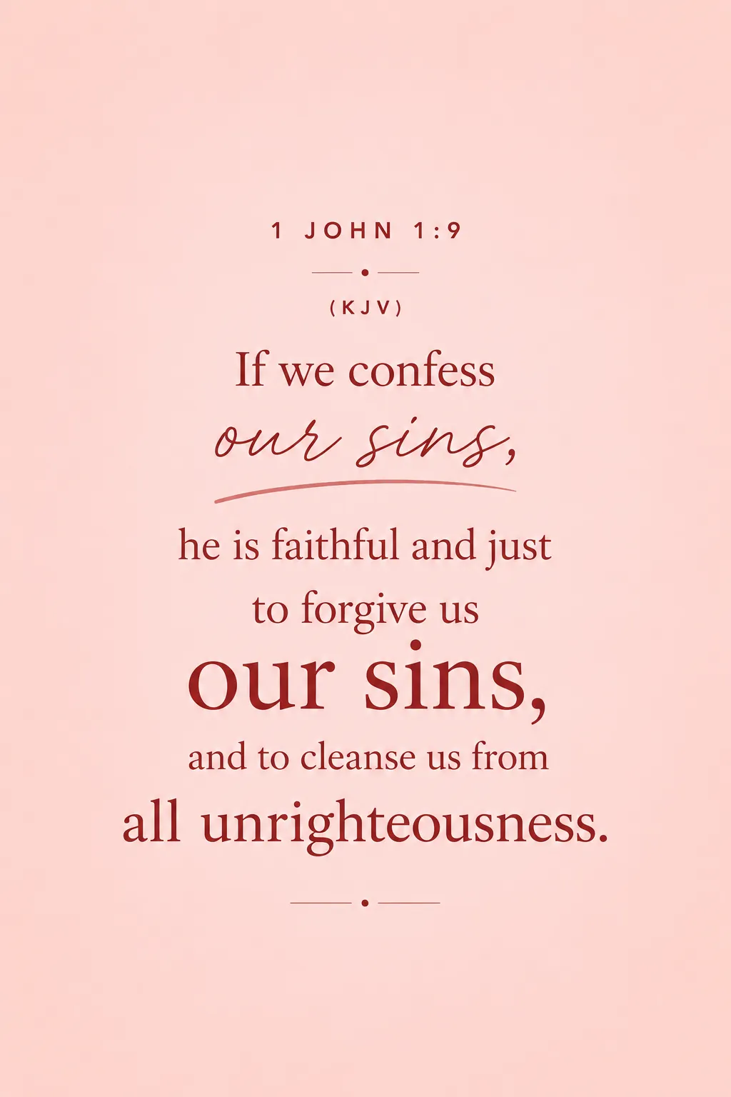 1 John 1:9
