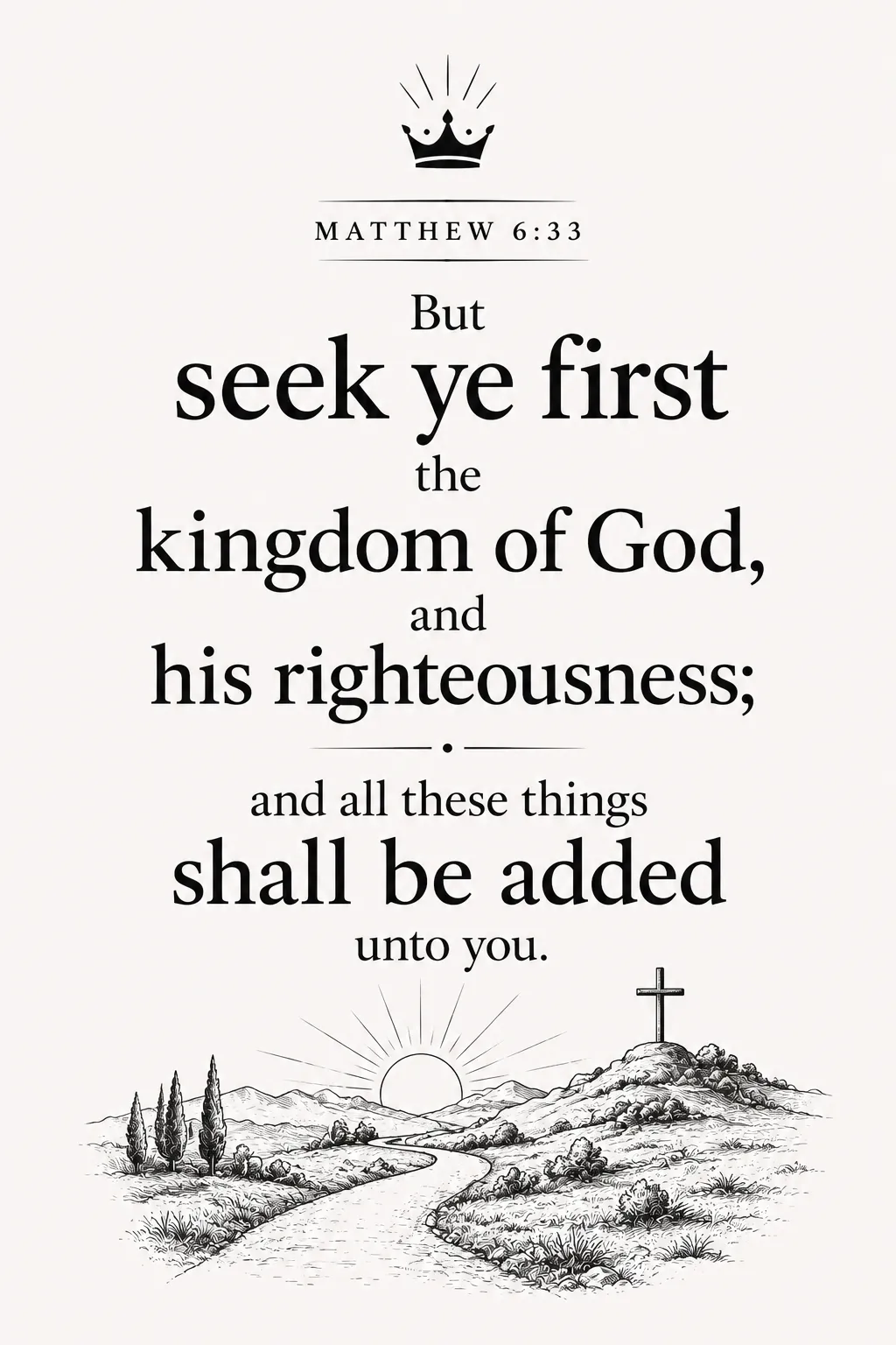 Matthew 6:33