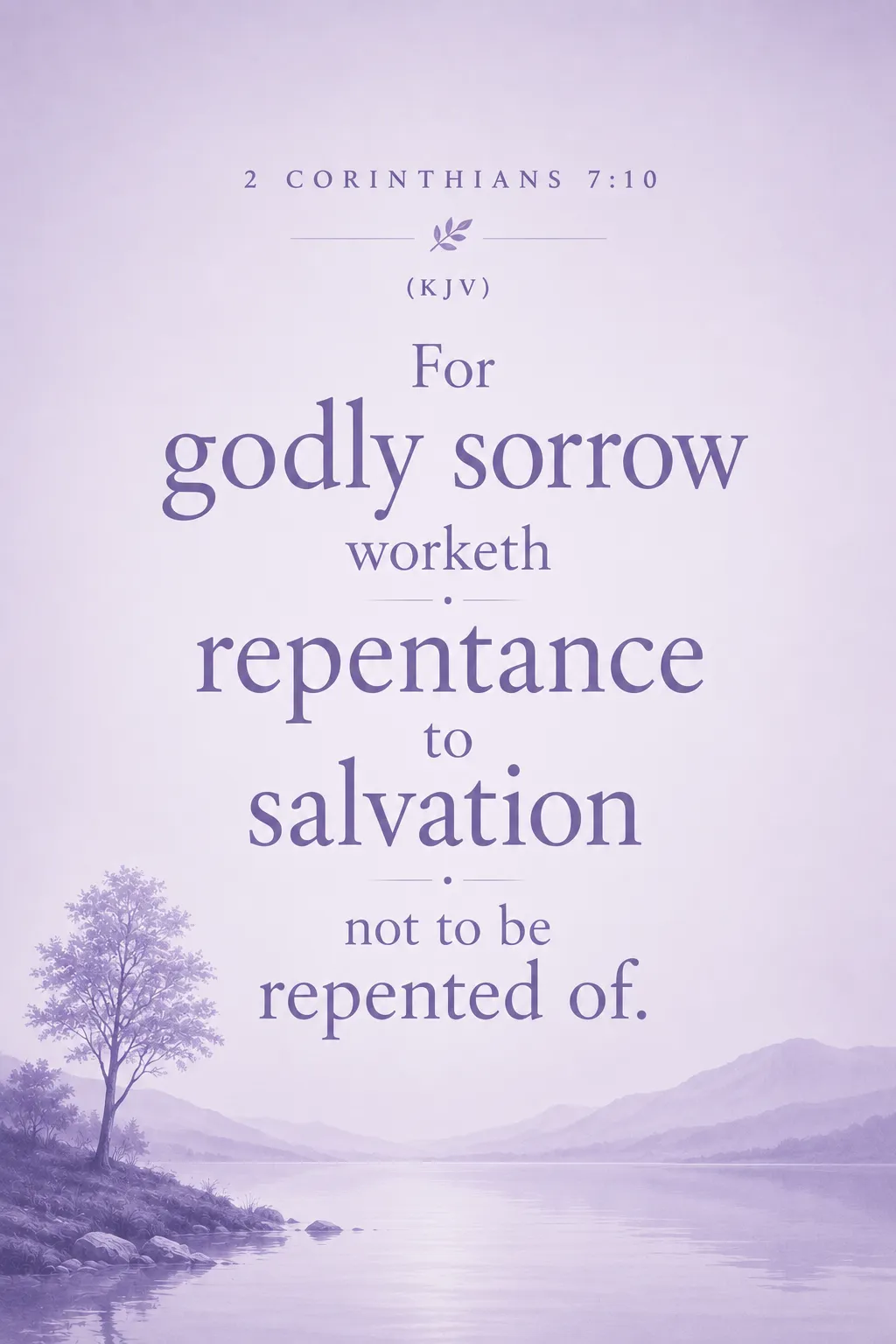 2 Corinthians 7:10
