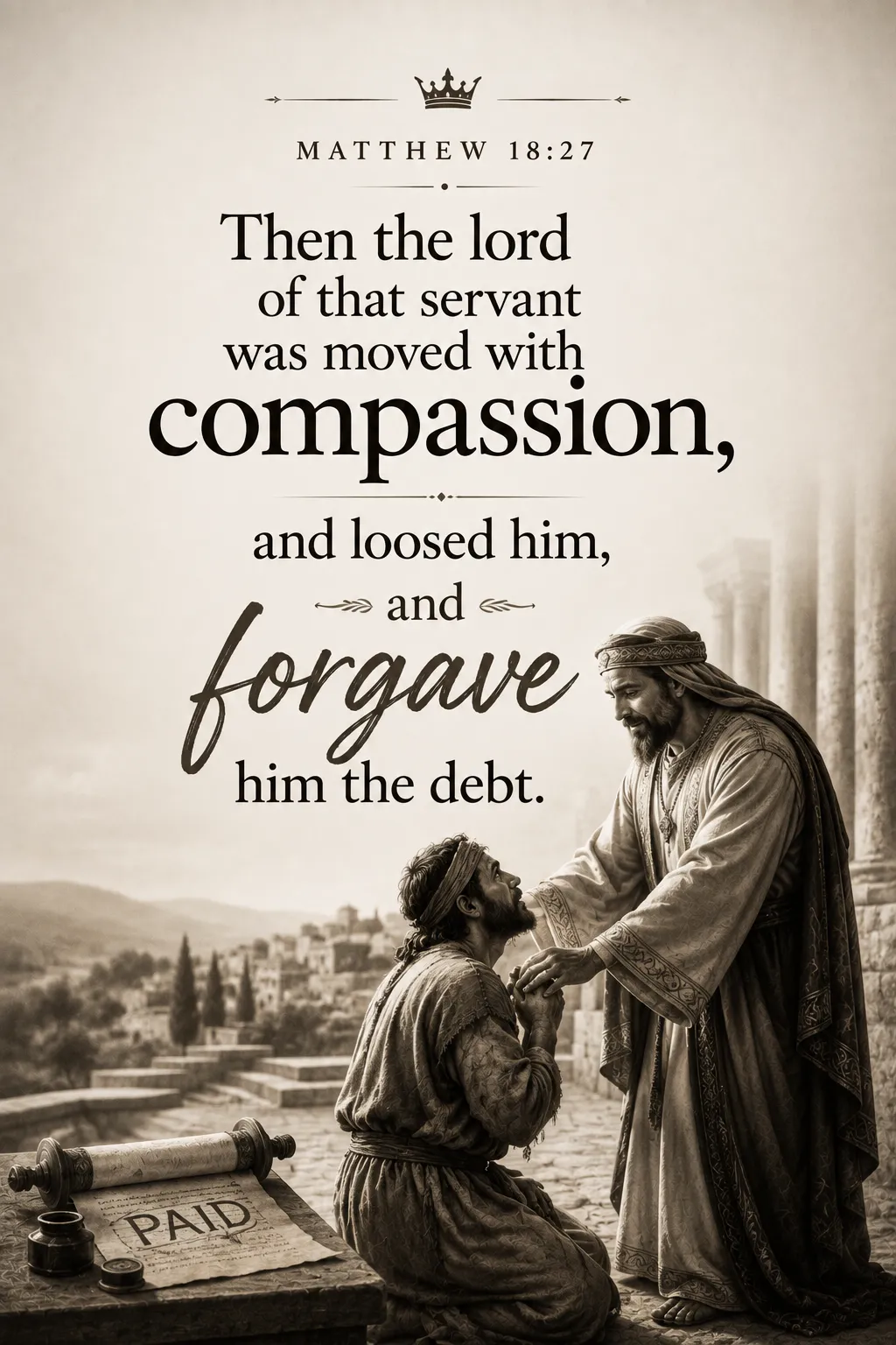 Matthew 18:27
