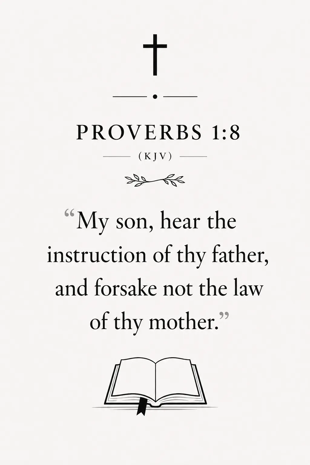 Proverbs 1:8