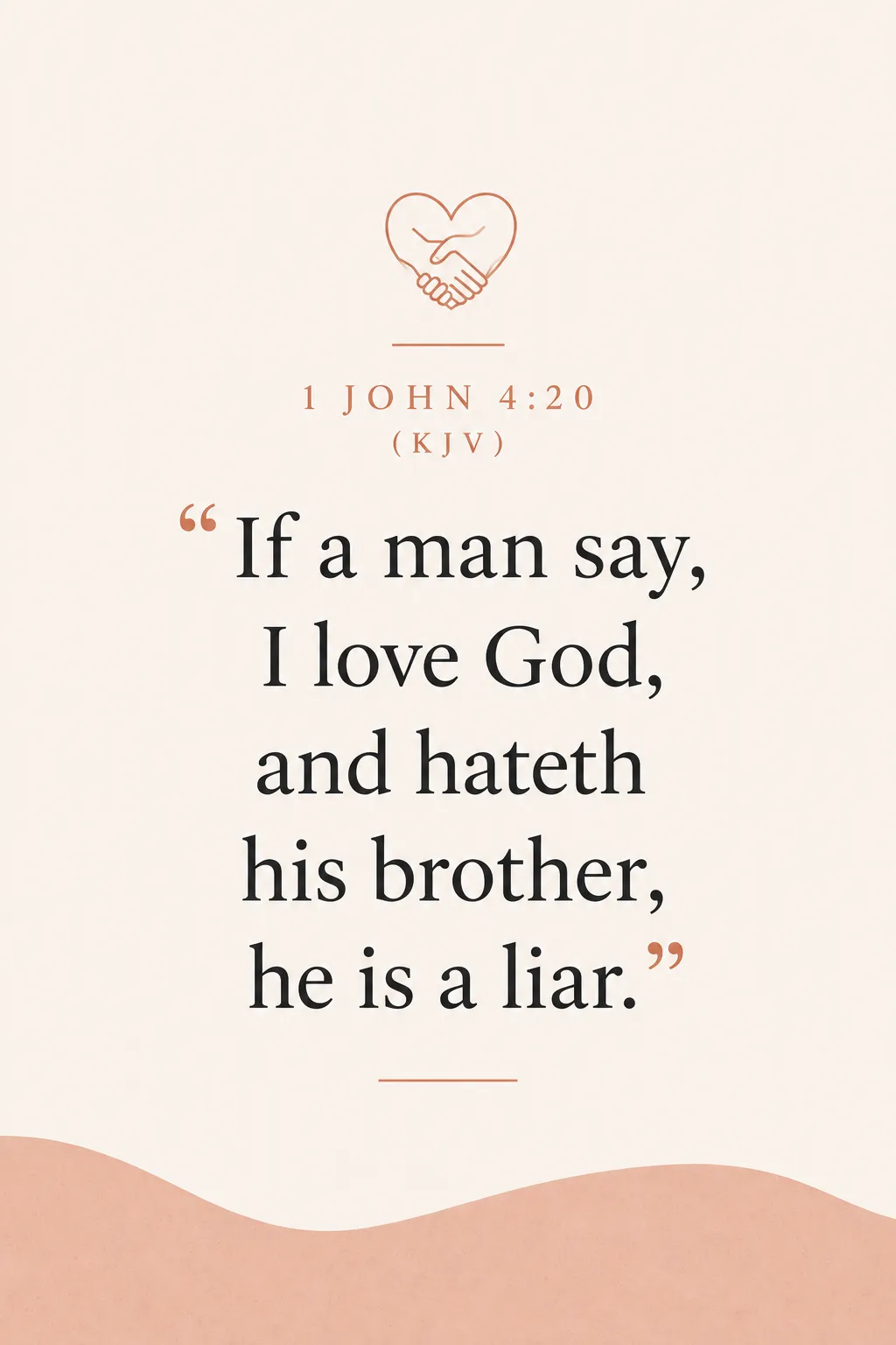 1 John 4:20