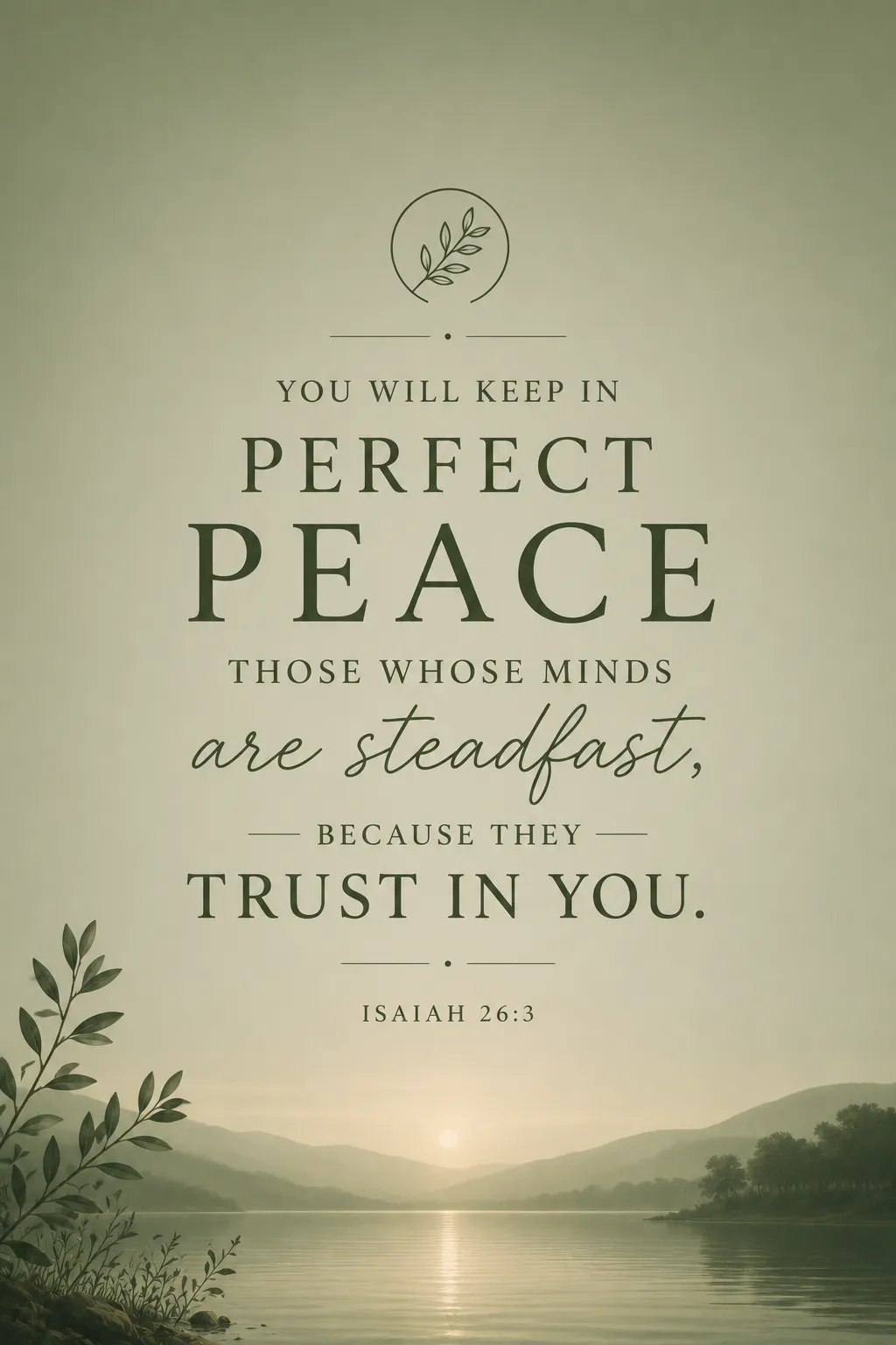 Isaiah 26:3