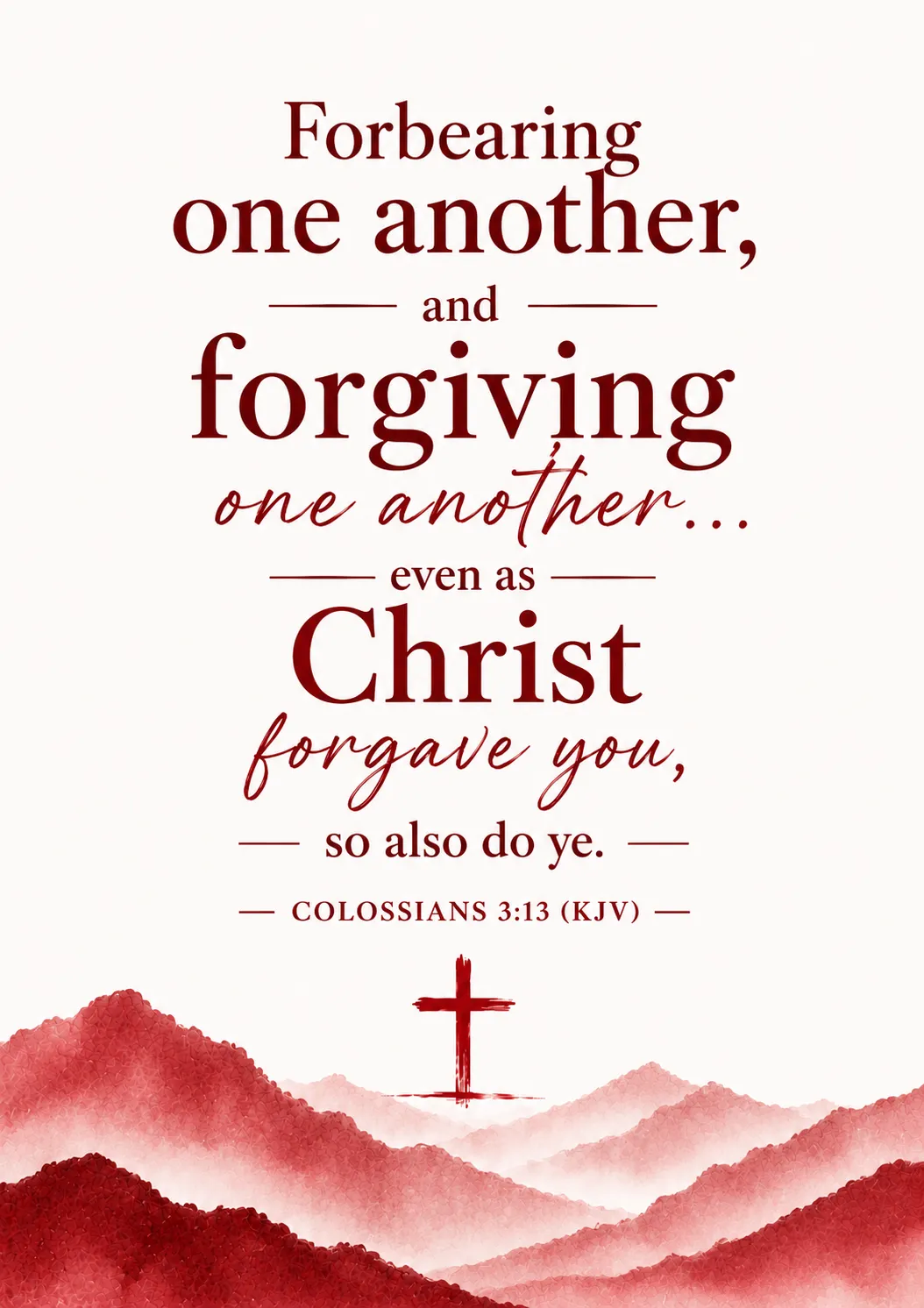 Colossians 3:13