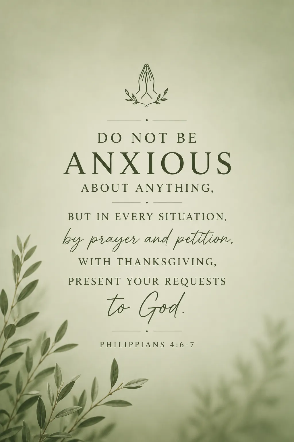 Philippians 4:6