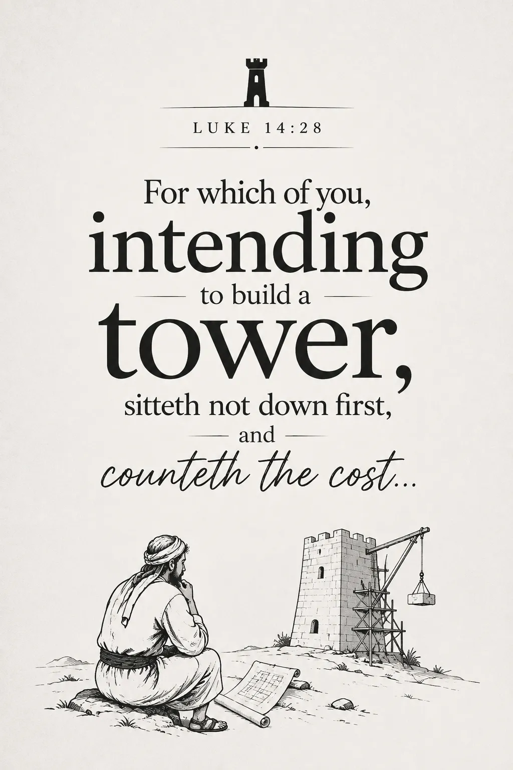 Luke 14:28