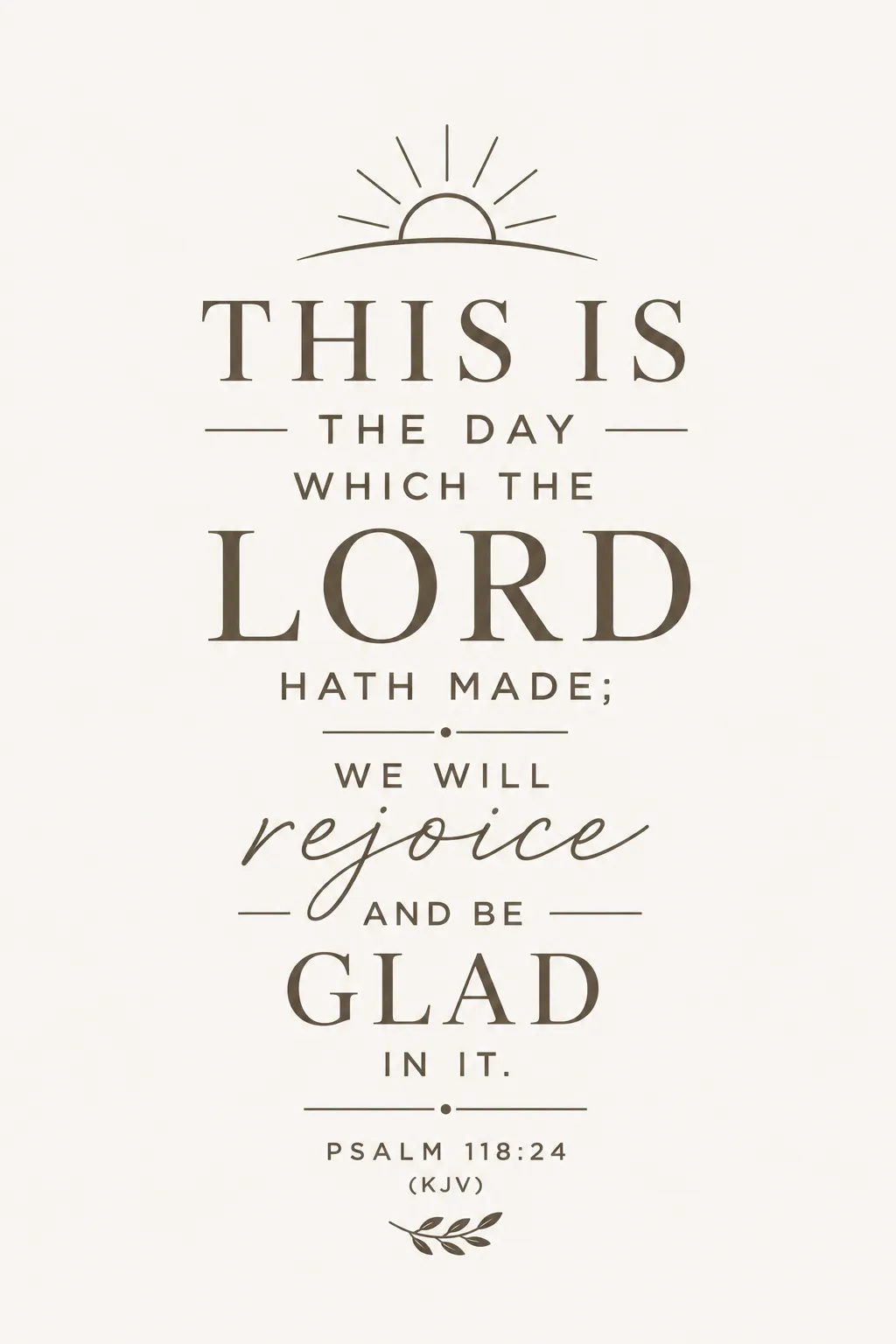 Psalms 118:24