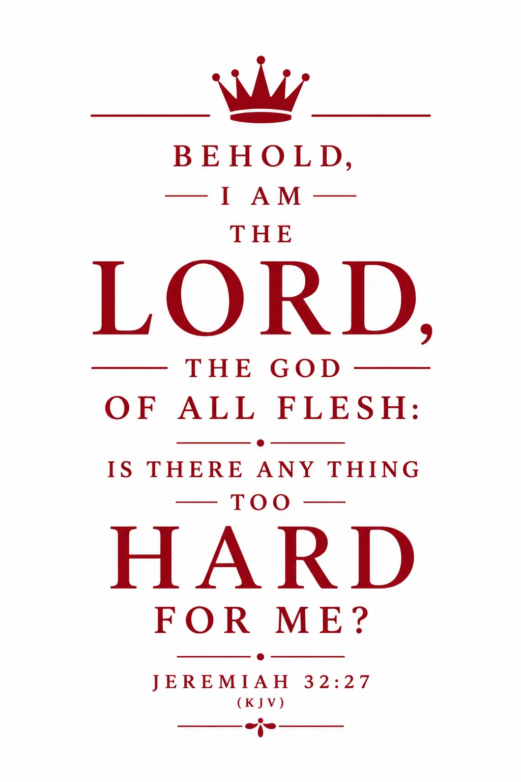 Jeremiah 32:27