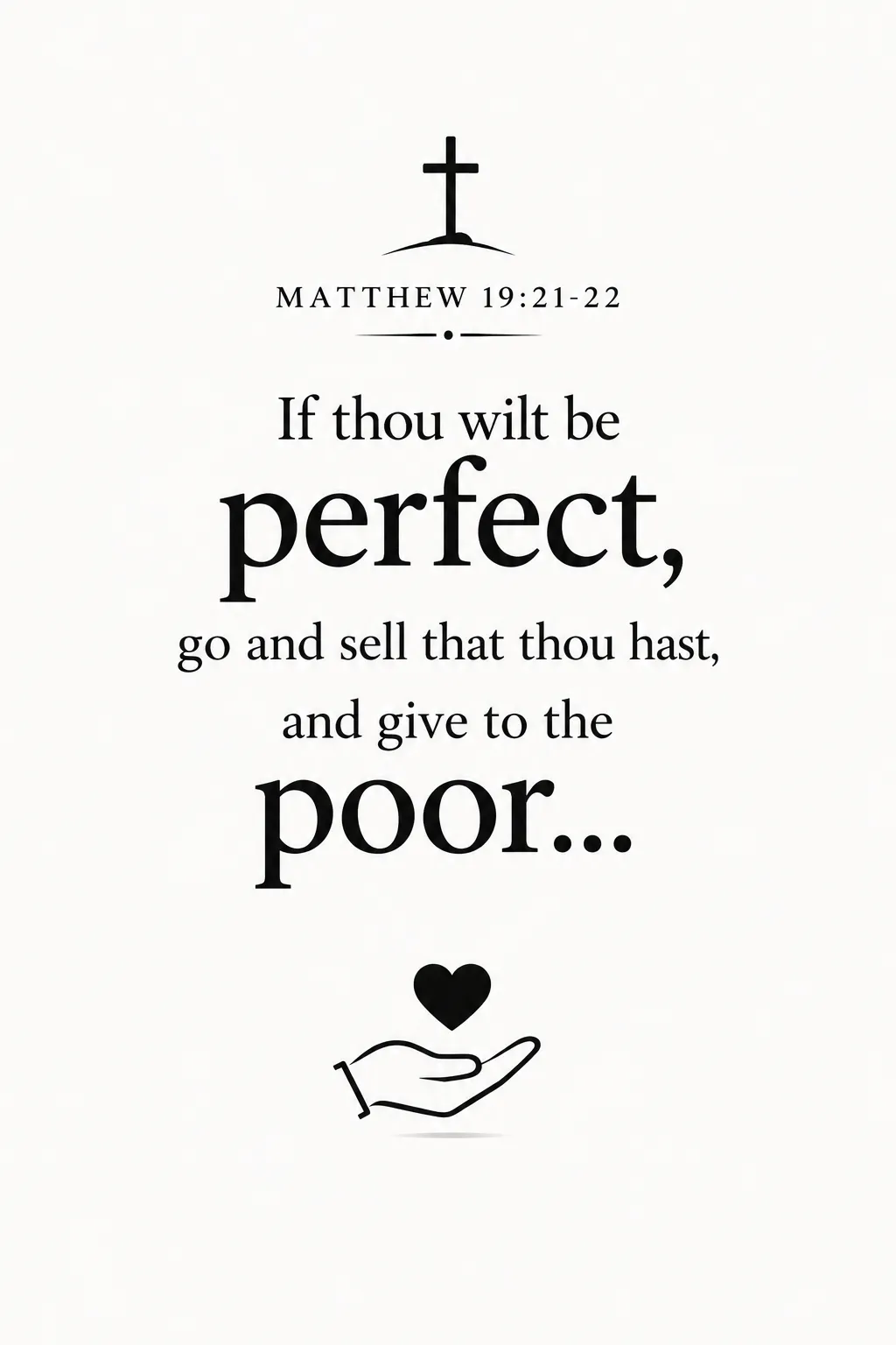 Matthew 19:21