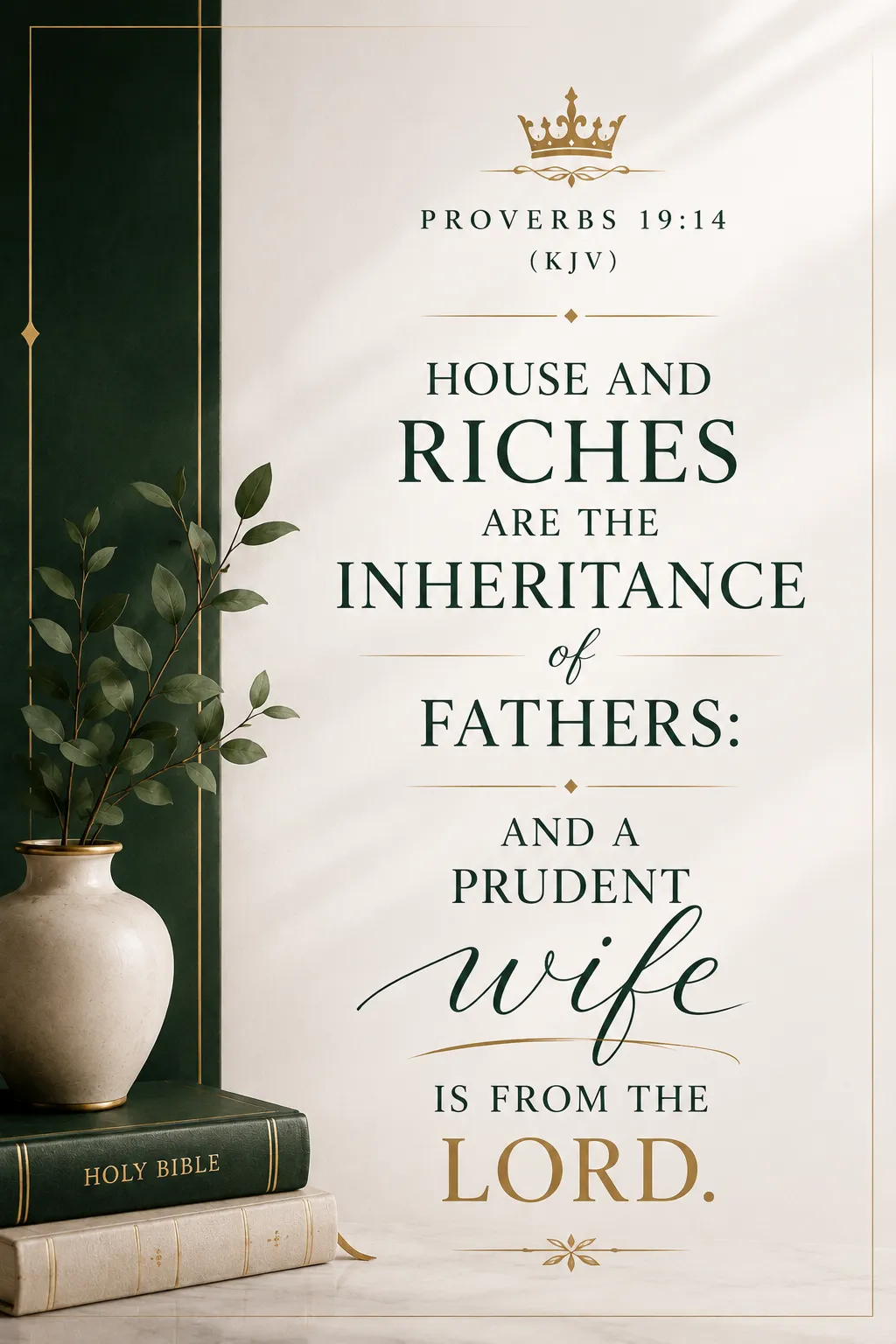 Proverbs 19:14