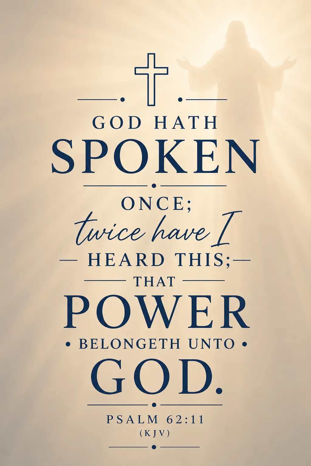 Psalms 62:11