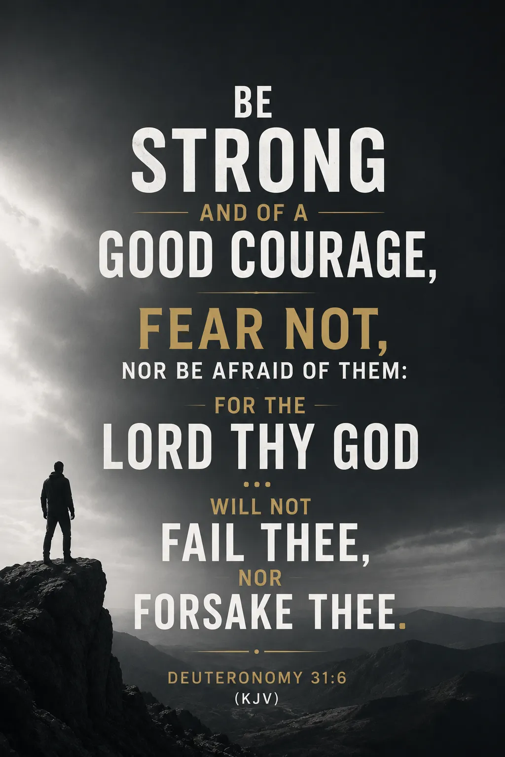Deuteronomy 31:6