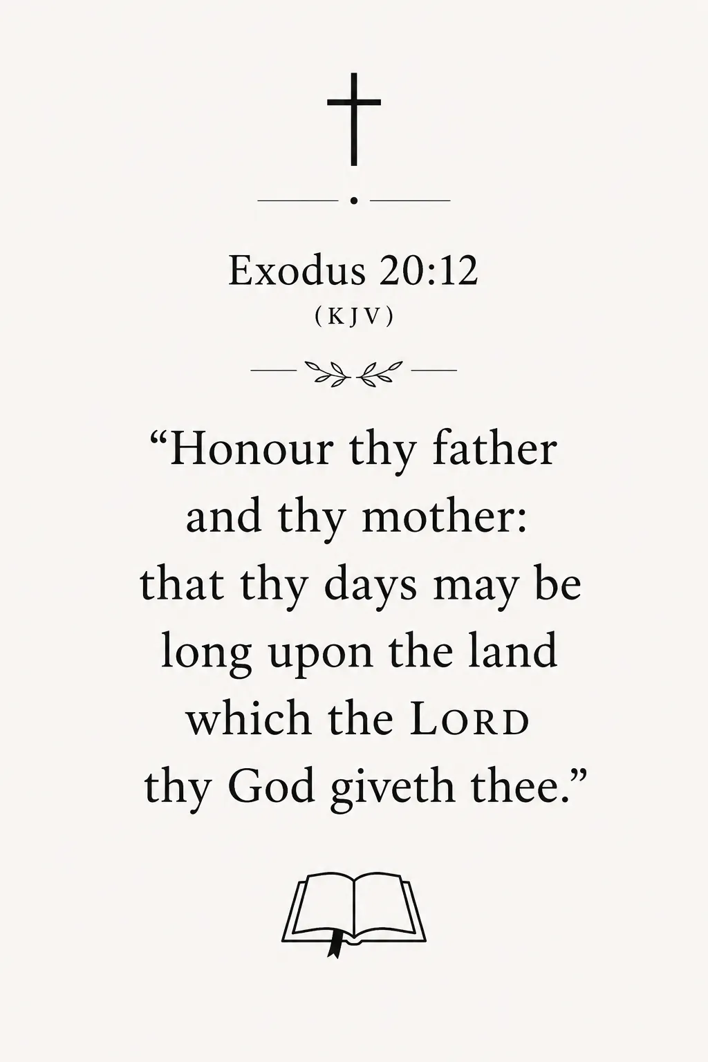 Exodus 20:12