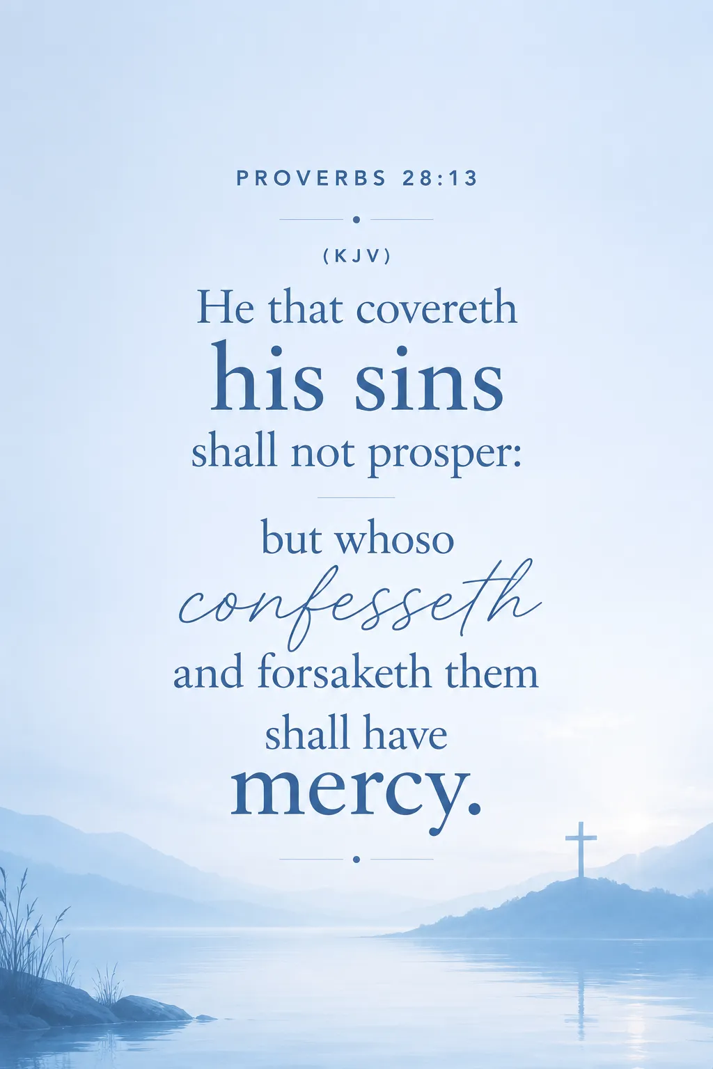 Proverbs 28:13