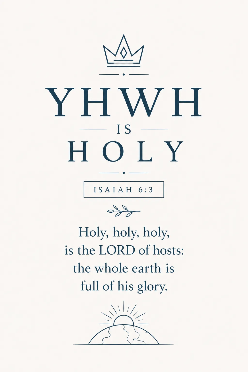 Isaiah 6:3